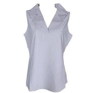 Under Cover Agent by Kathleen Mirkwood Womans Sleep Collared Top Size small